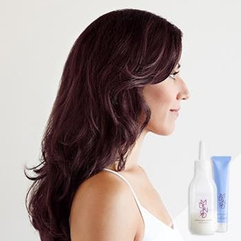 Trieste Red - Deep reddish mahogany brown hair color