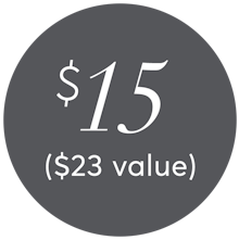 $15 ($23 value)