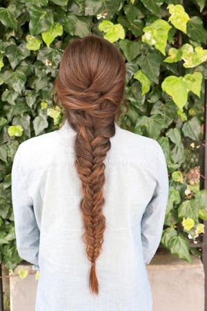 fishtail braid hairstyle