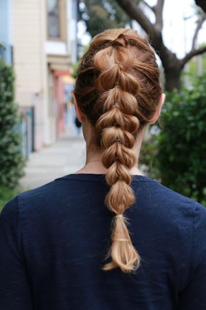 pull out braid hairstyle