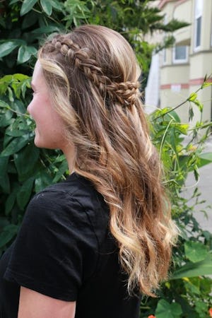 crown braid hairstyle