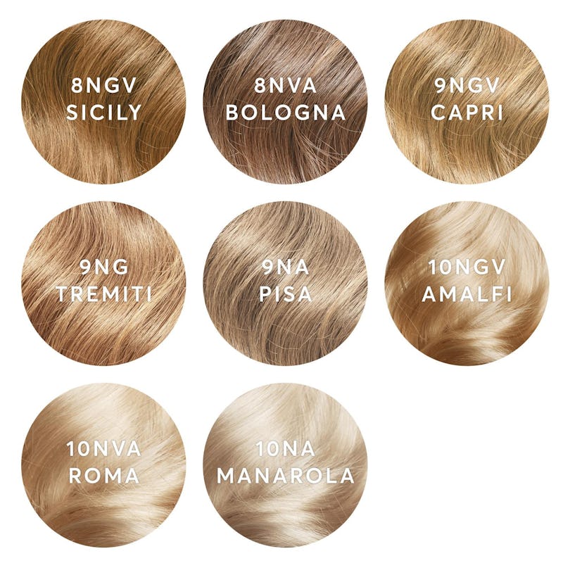 Grey Blonde Hair Color Chart