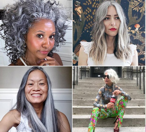 Gray Hair Inspiration From Instagram