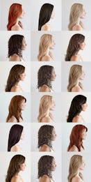 Hair color chart image