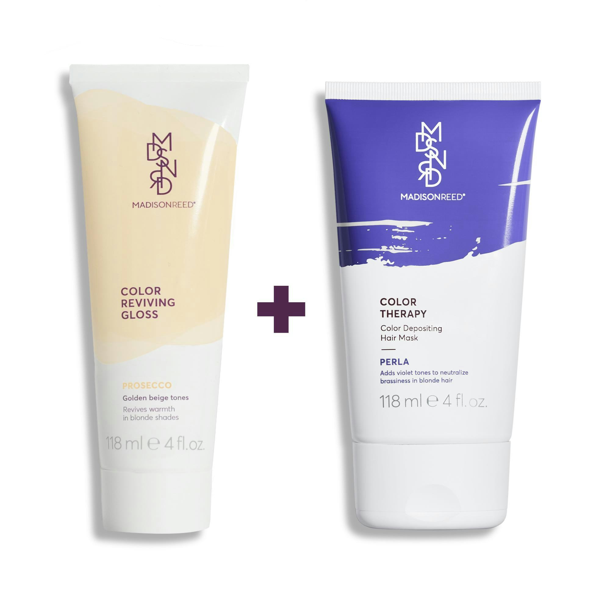 prosecco gloss and perla hair mask bundle