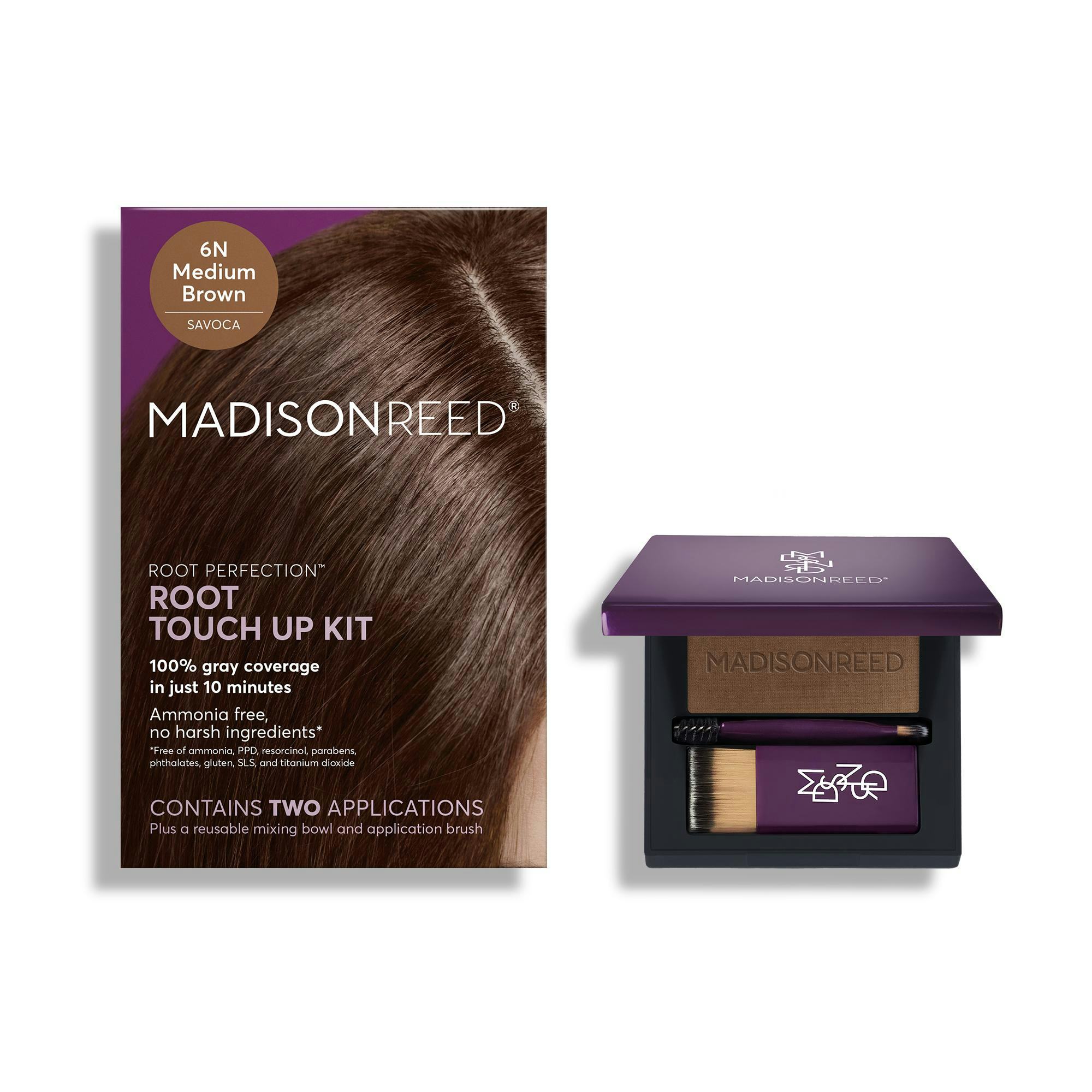 Medium Brown root touch up kit and powder bundle